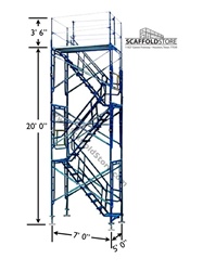 rolling scaffold tower