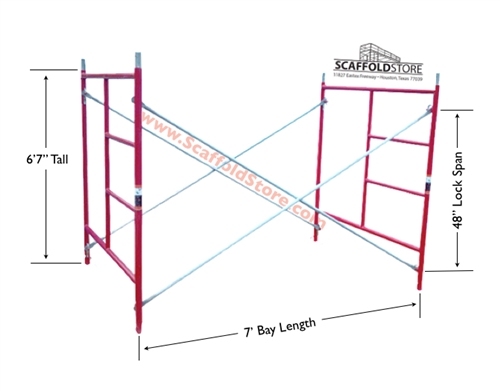 baker scaffold dimensions
